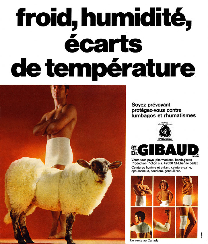 Publicit� Gibaud 1974