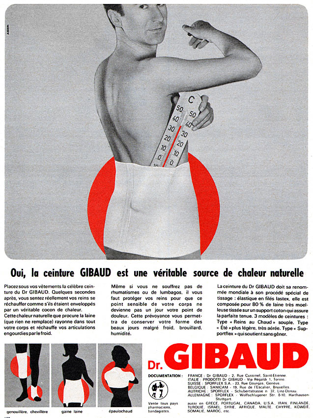 Publicit� Gibaud 1966