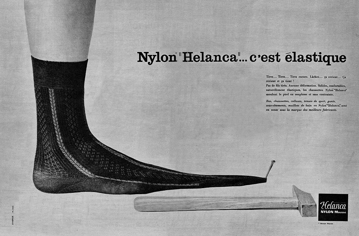 Publicit� Helanca 1961