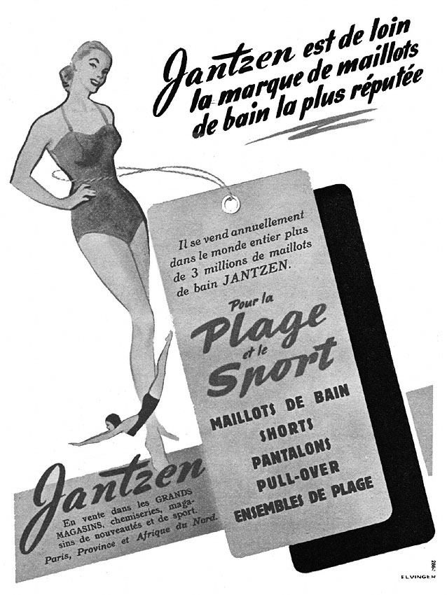 Publicit� Jantzen 1951