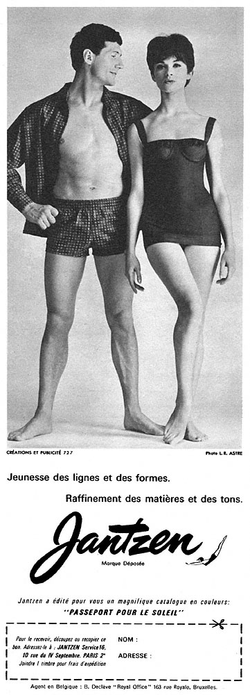 Publicit� Jantzen 1961
