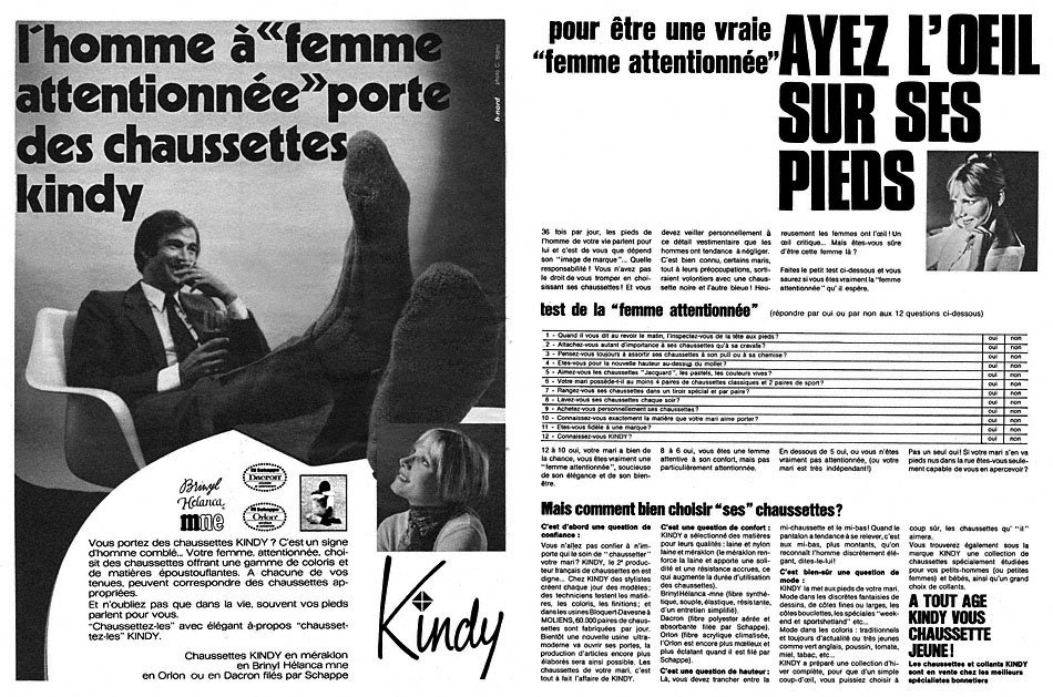 Publicit� Kindy 1971
