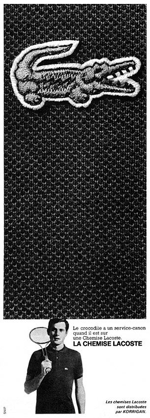 Marque Lacoste 1966
