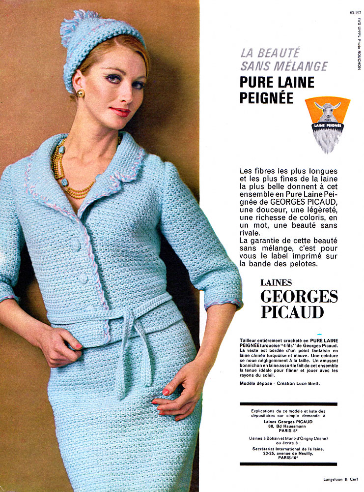 Publicit� Laine 1963