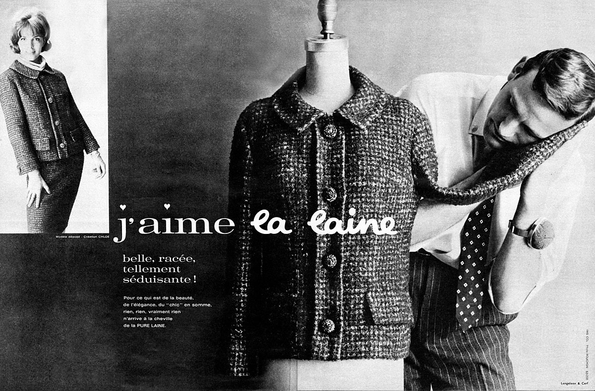 Publicit� Laine 1963