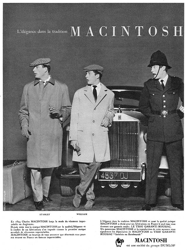 Publicit� Macintosh 1958