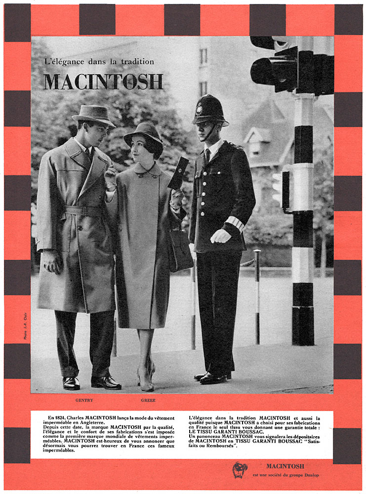 Publicit� Macintosh 1958
