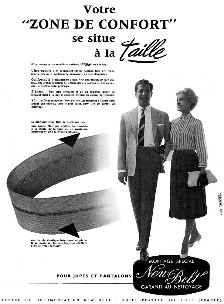 Publicit� Newbelt 1959