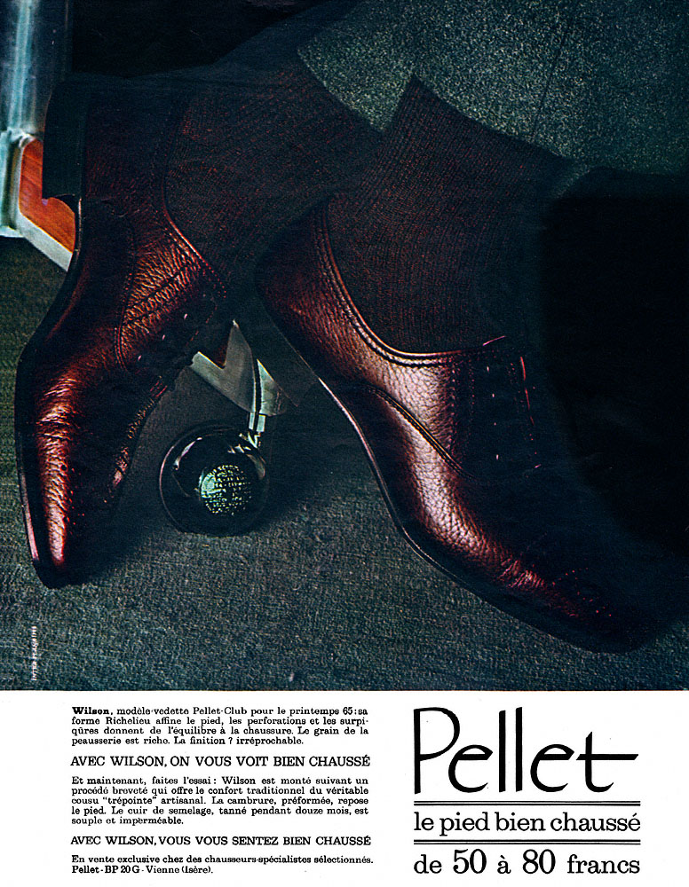 Publicit� Pellet 1965