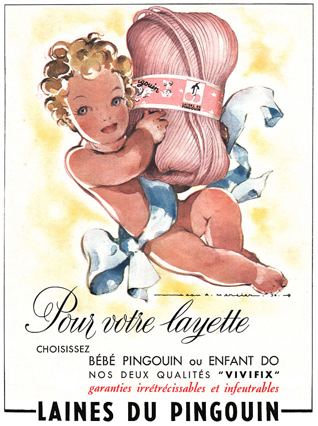 Publicit� Pingouin 1950