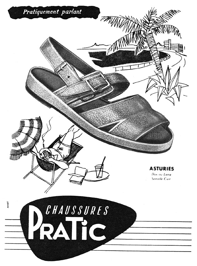 Publicit� Pratic 1956