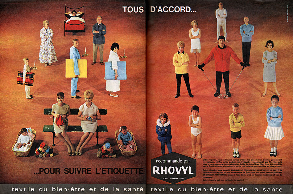 Publicit� Rhovyl 1961