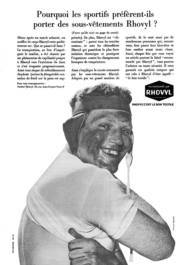 Publicit� Rhovyl 1964