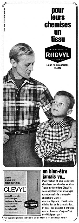 Publicit� Rhovyl 1965