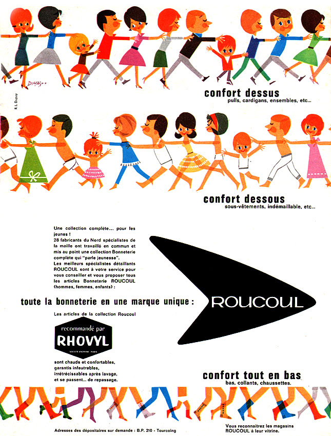 Publicit� Roucoul 1960