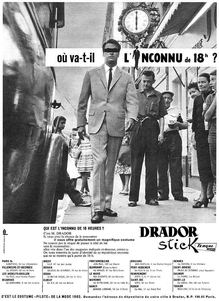 Publicit� Stick 1960