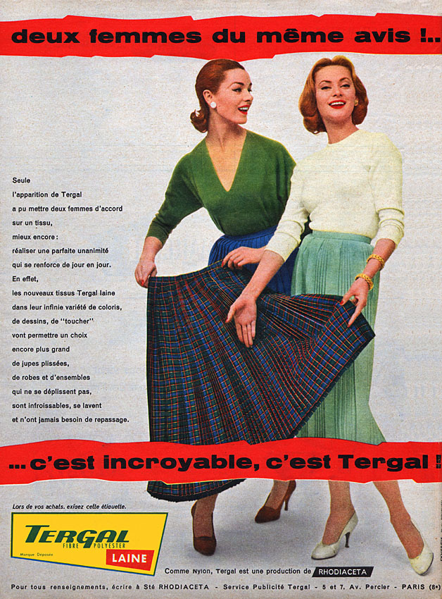 Marque Tergal 1957