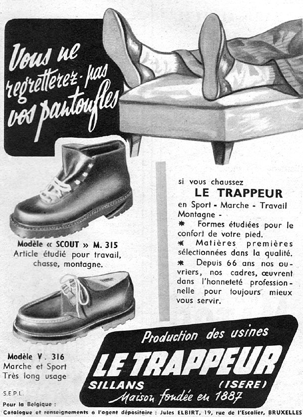 Marque Le Trappeur 1953