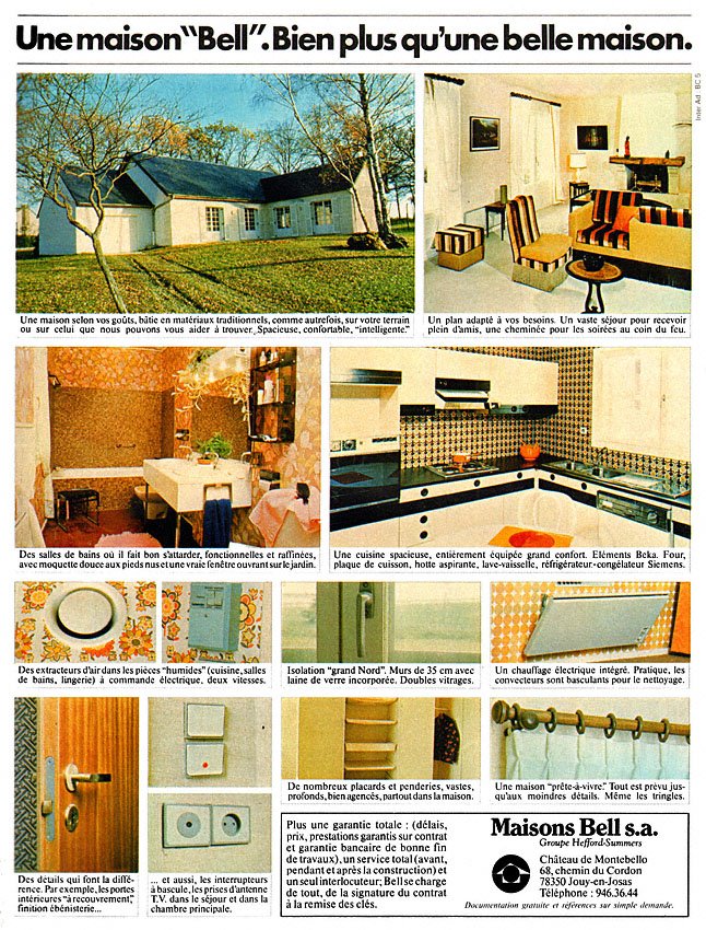 Publicit� Bell 1977