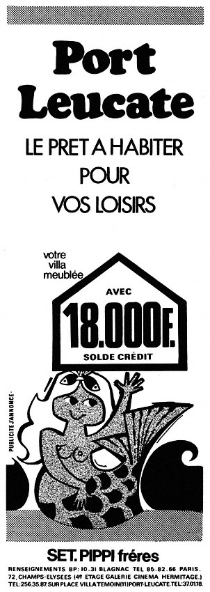 Publicit� Immo Mer 1970