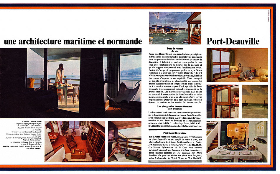 Publicit� Immo Mer 1972