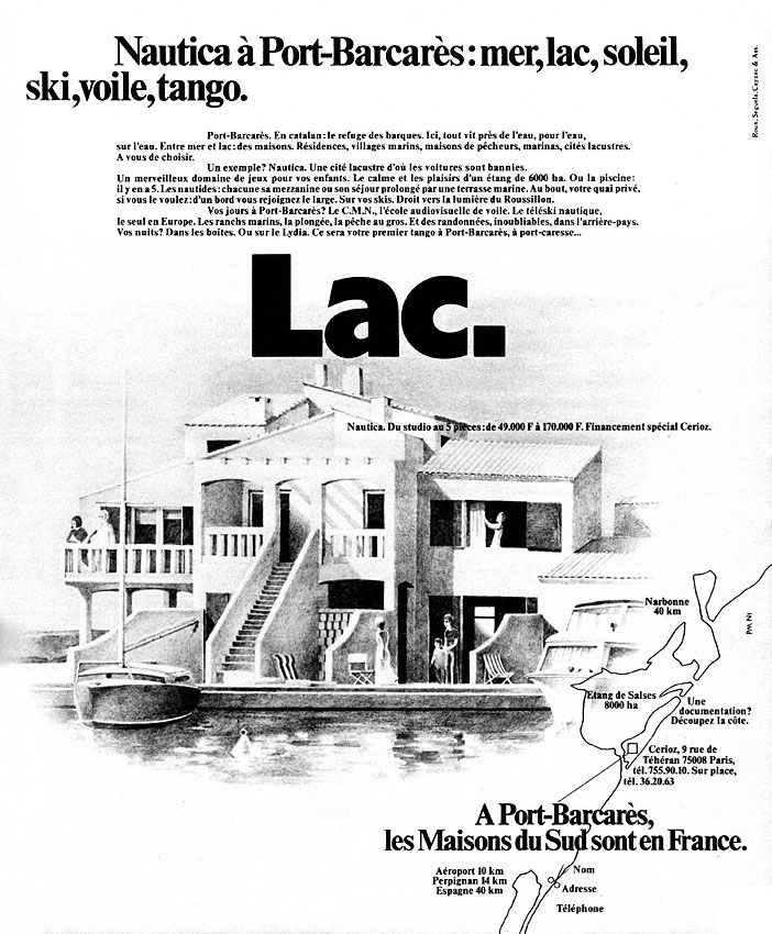 Publicit� Immo Mer 1973