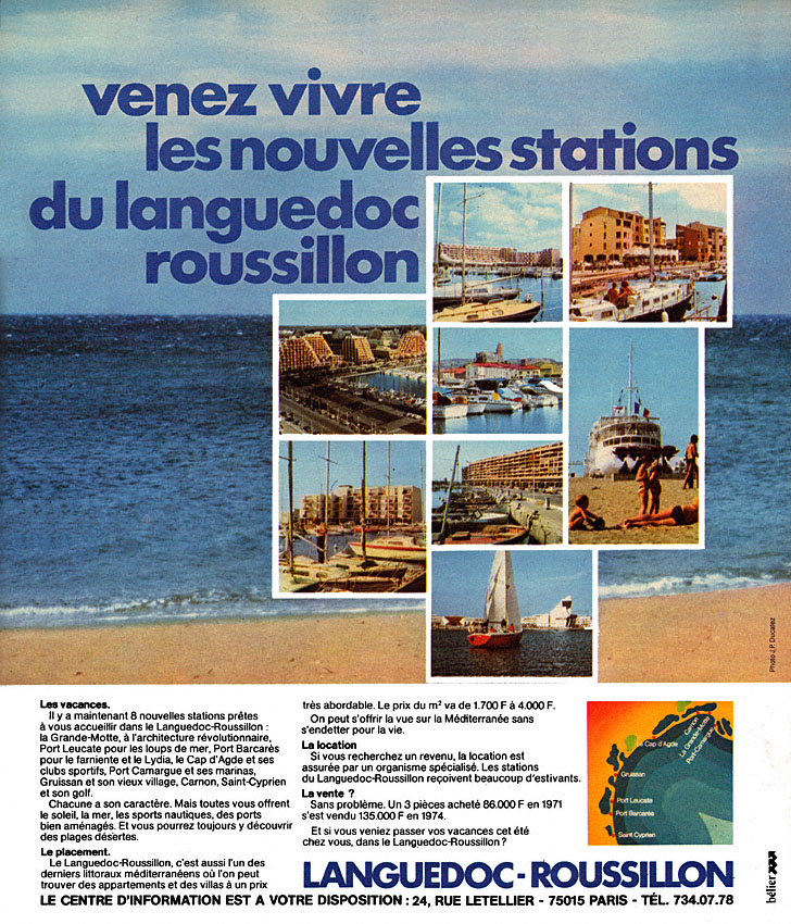 Publicit� Immo Mer 1975