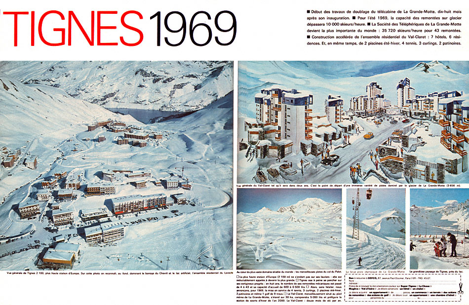 Publicit� Immo Montagne 1969
