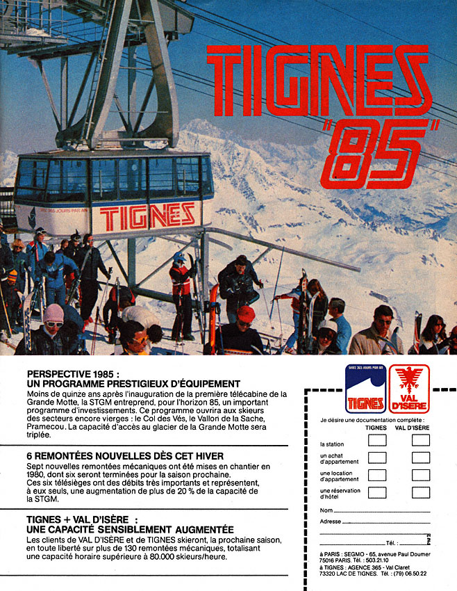 Publicit� Immo Montagne 1980