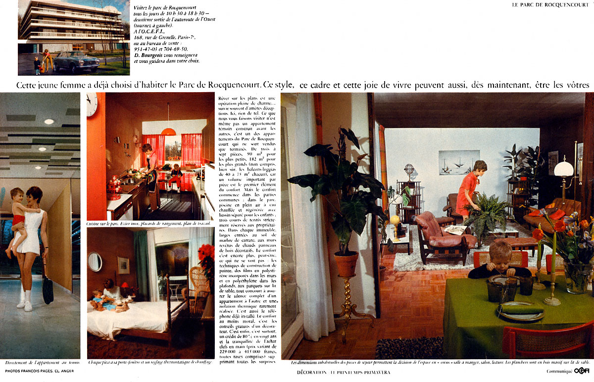 Publicit� Immo Paris 1968
