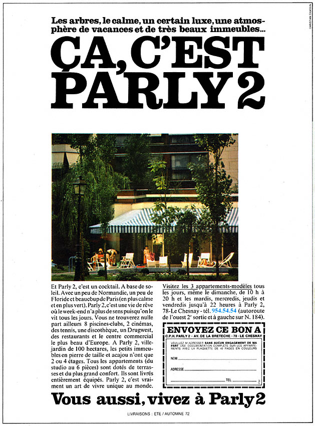 Marque Parly2 1972