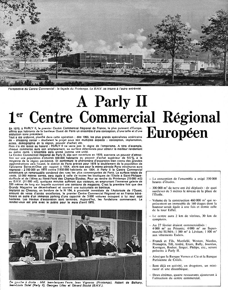 Marque Parly2 1968