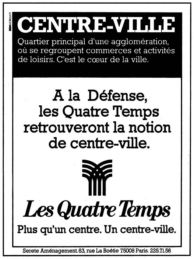 Marque Les Quatre Temps 1980