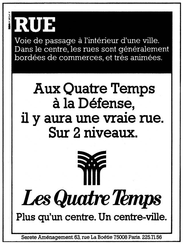 Marque Les Quatre Temps 1980