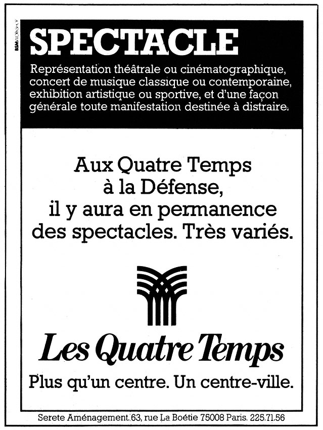 Marque Les Quatre Temps 1980