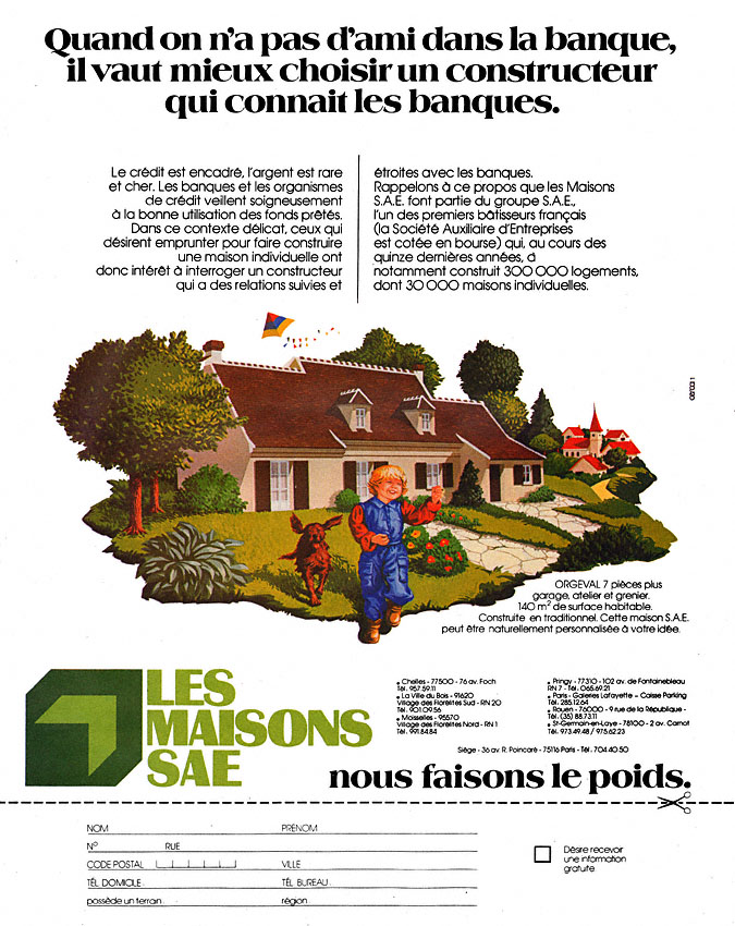 Marque ZxDiversMaisons 1980