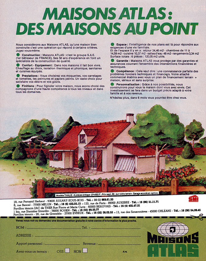 Marque ZxDiversMaisons 1980