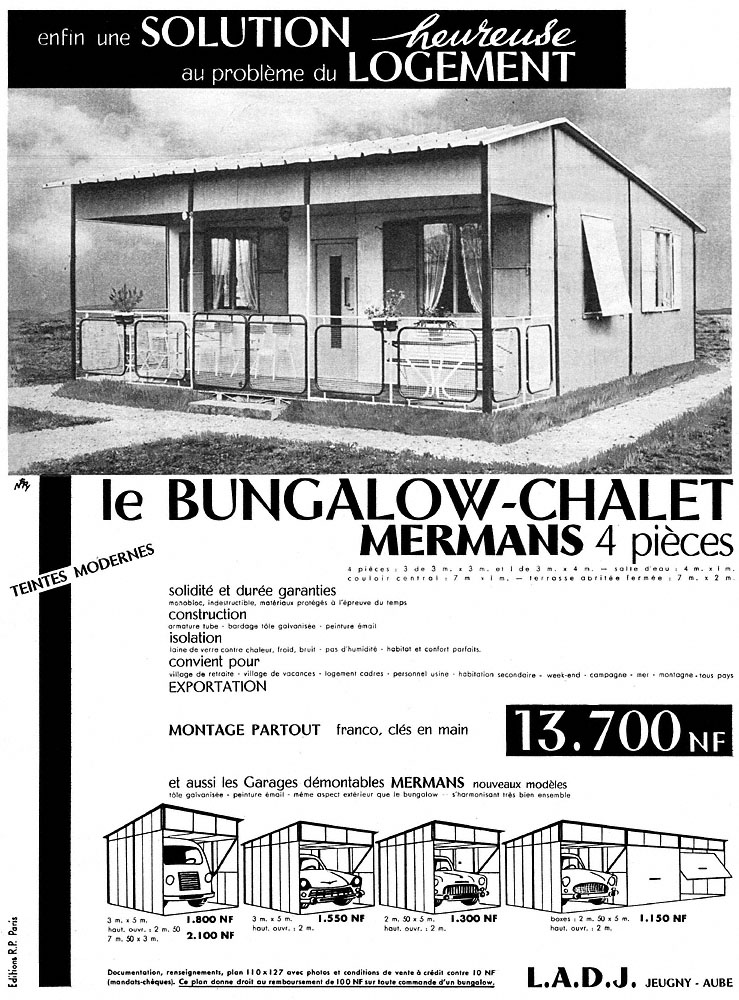 Marque ZxDiversMaisons 1960