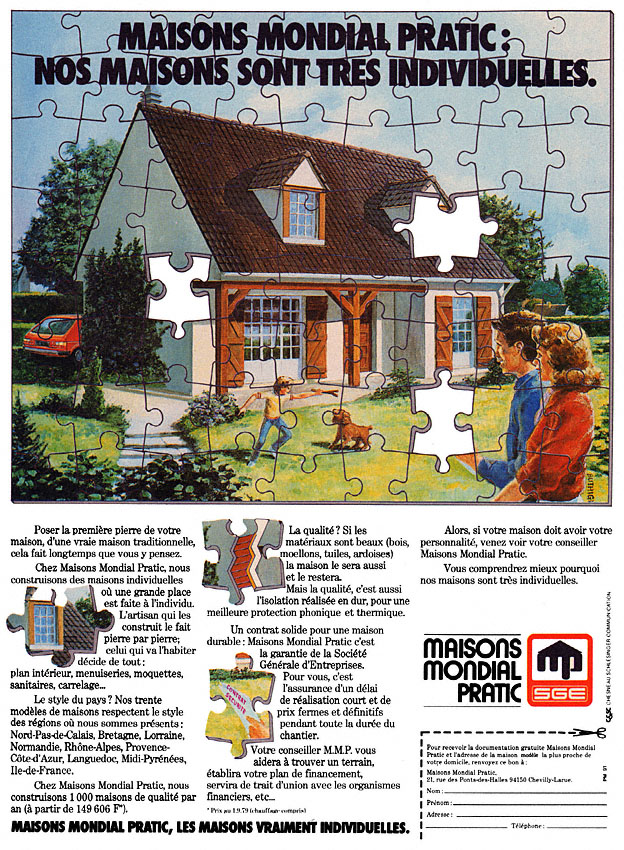 Publicit� Divers 1980