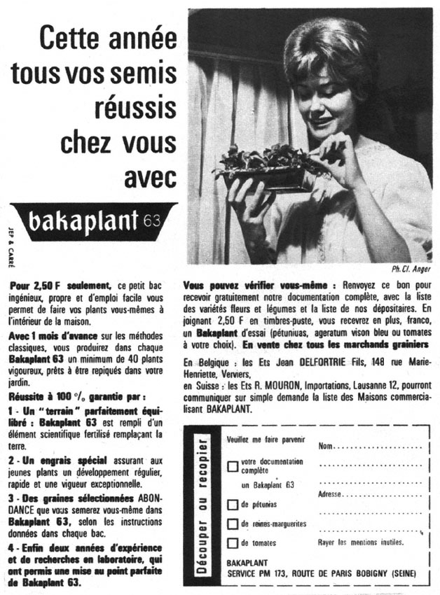 Marque Bakaplant 1963