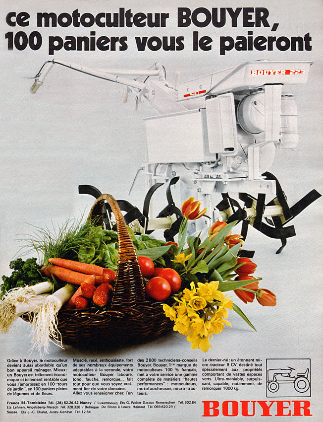 Publicit� Bouyer 1970