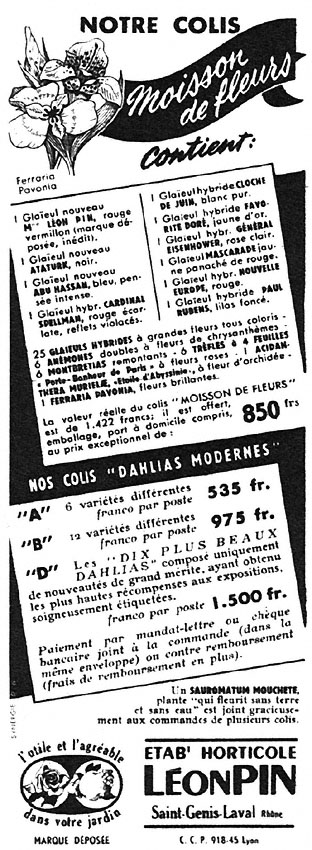 Marque L�on Pin 1953