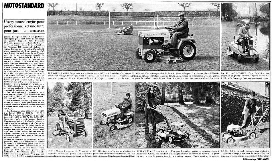 Marque Motostandard 1973