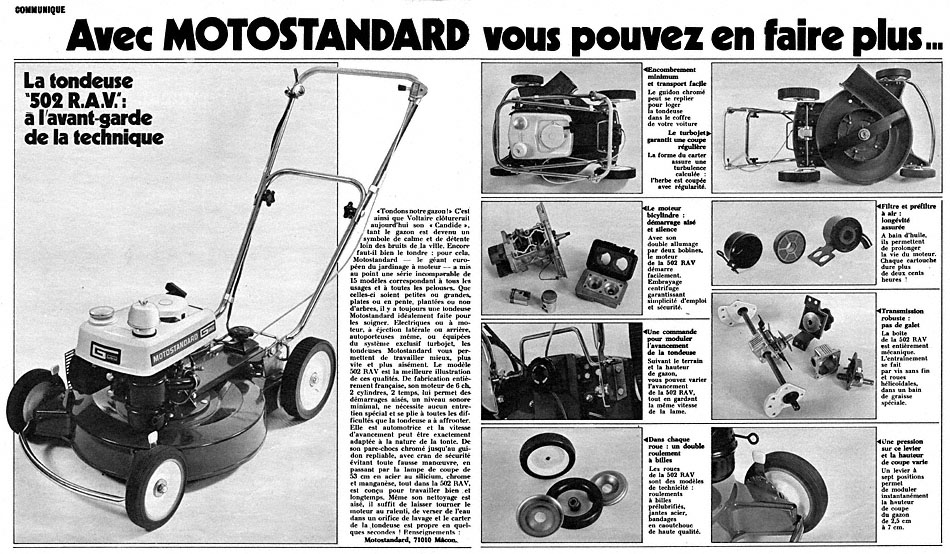 Marque Motostandard 1974