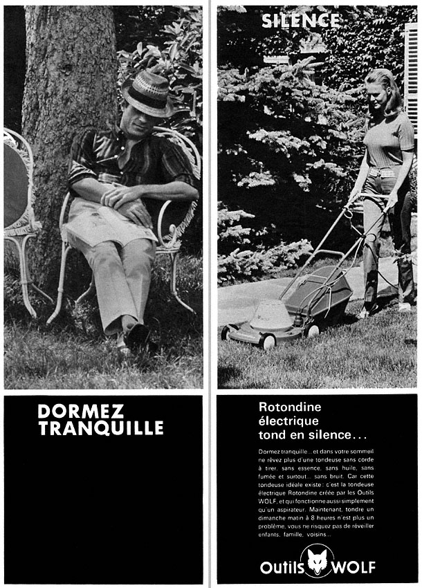 Publicit� Wolf 1968