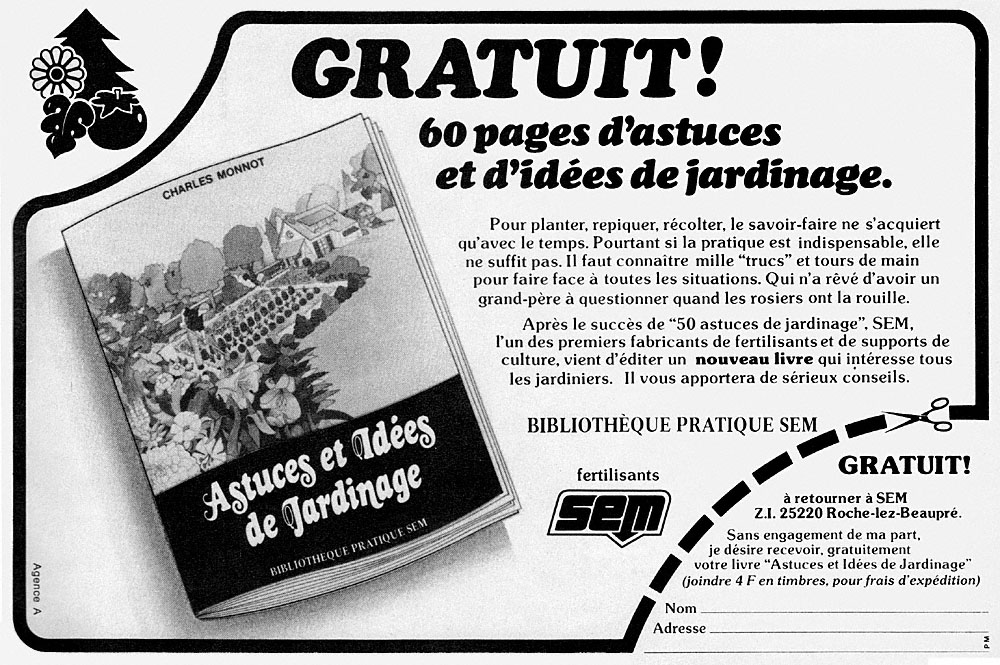 Publicit� Divers 1979