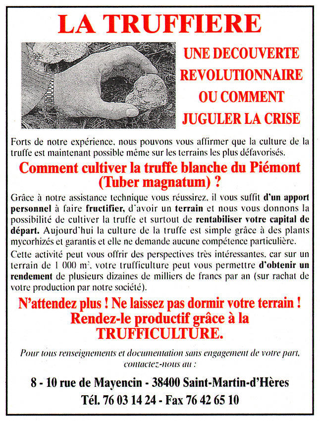 Publicit� Divers 1995