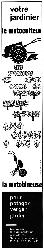 Publicit� Divers 1962