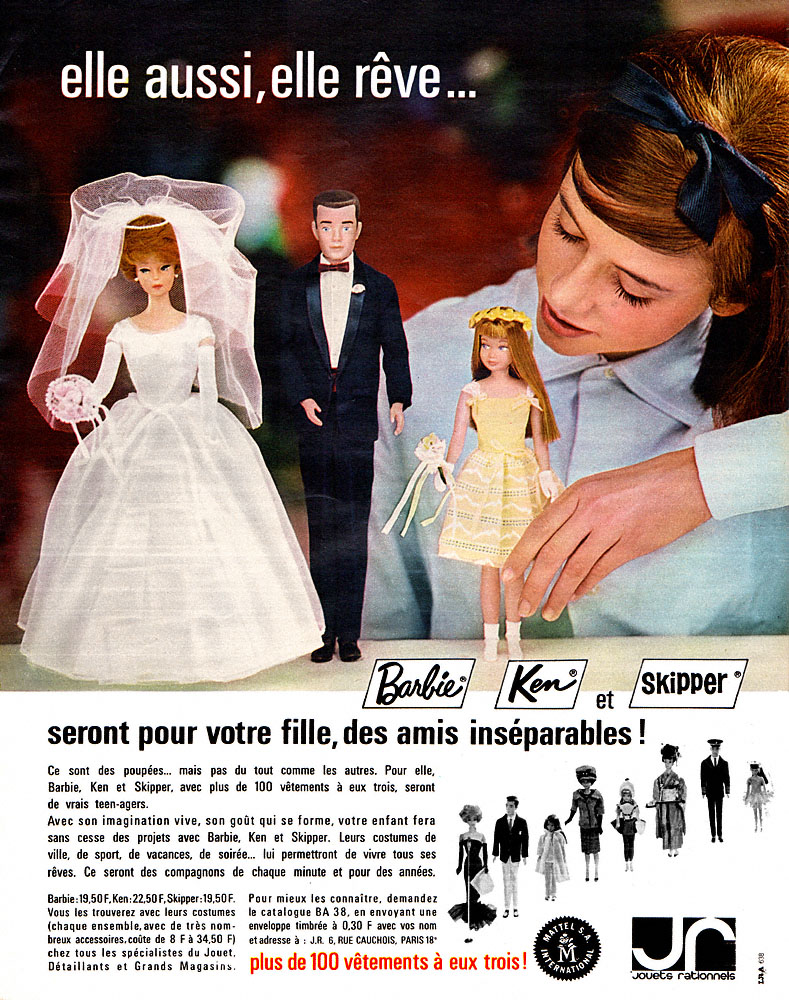 Publicit� Mattel 1964