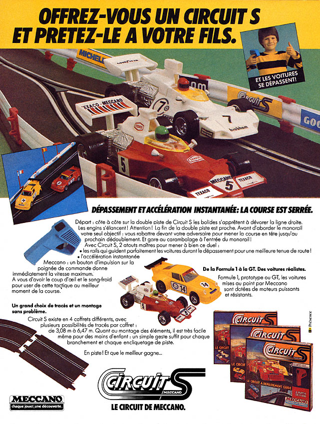 Publicit� Meccano 1979